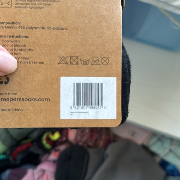 Creeper merino wool toe socks - Picture 4 of 4